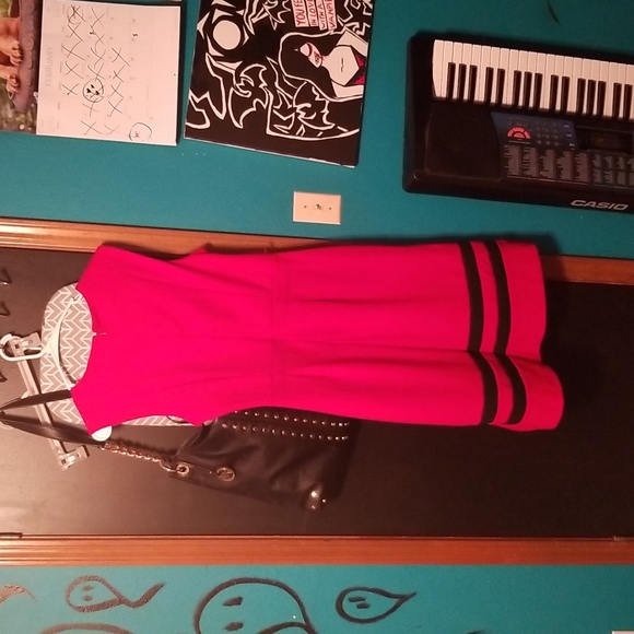 Shelby & Palmer Red Minidress - Picture 2 of 4